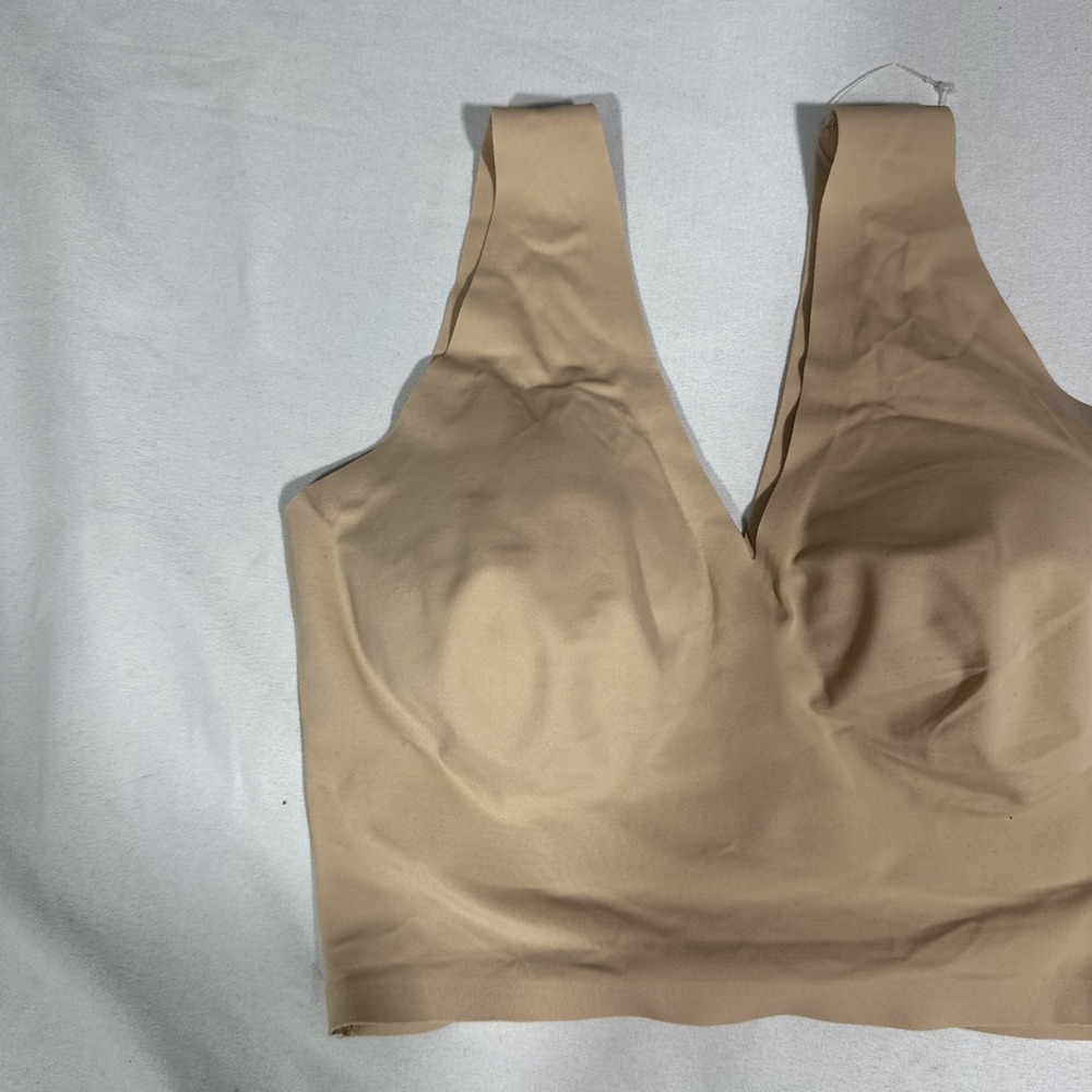 NEW $49 True & Co. [ XS  ] True Body V-Neck Bralette in Nude‎ #U1635 - Picture 3 of 7